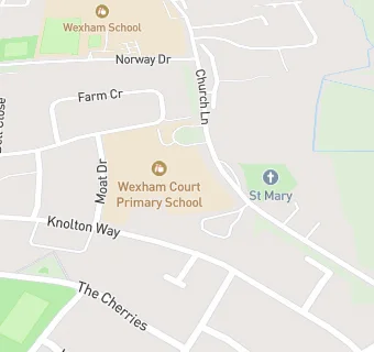 map for Wexham Court Middle School