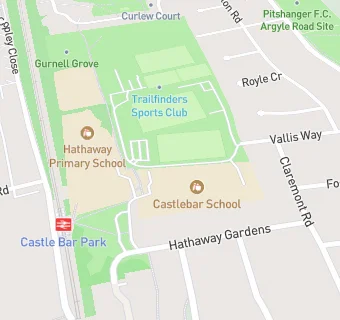 map for Hathaway Primary School