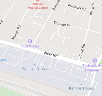 map for B & K Newsagents