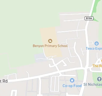 map for Benyon Primary School