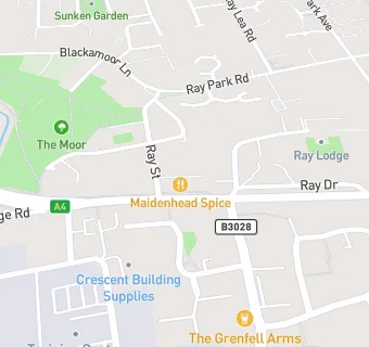 map for Maidenhead Spice