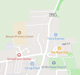 map for Peartree Surgery