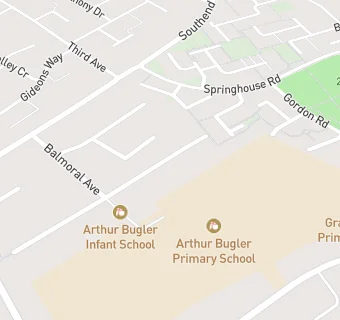 map for Arthur Bugler Infants And Junior School