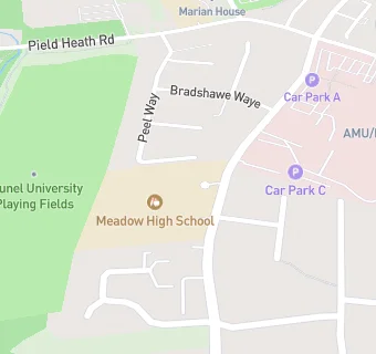 map for Meadow High School