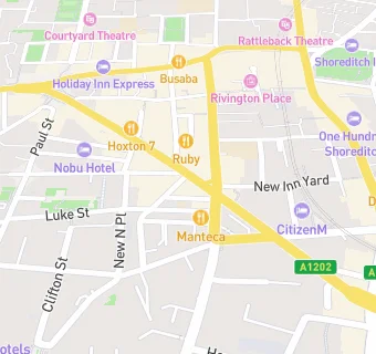 map for The Shoreditch Stop