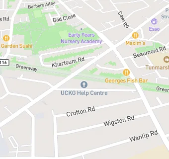 map for UCKG Help Centre Plaistow