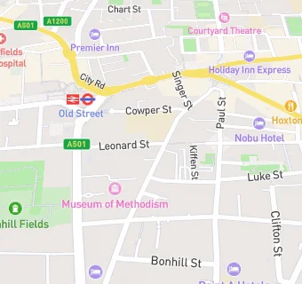 map for Q Shoreditch