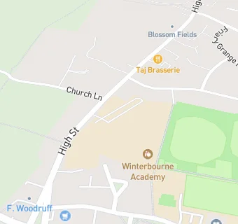 map for Winterbourne Academy