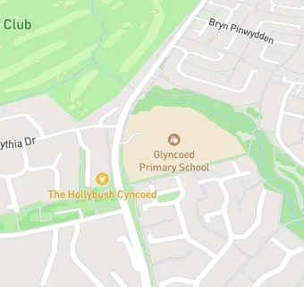 map for Glyncoed Junior School