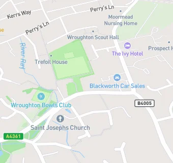 map for Wroughton Workmens Club