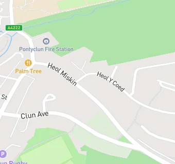 map for Taff Ely Foodbank