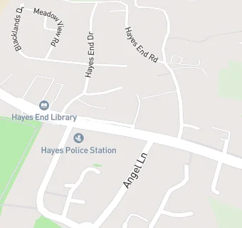 map for Hayes End Pharmacy