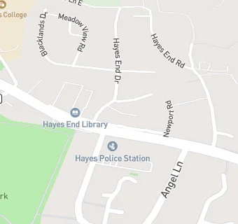 map for Hayes End Chicken