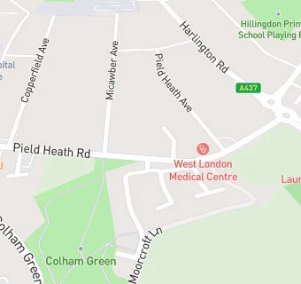 map for West London Medical Centre