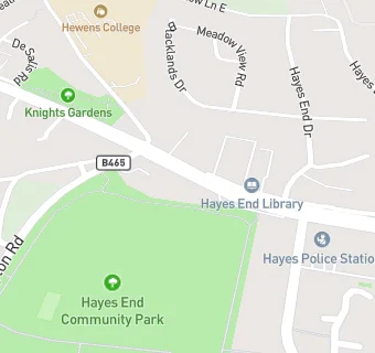 map for Kingsley Court Care Home