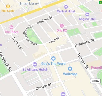 map for New Bloomsbury Set