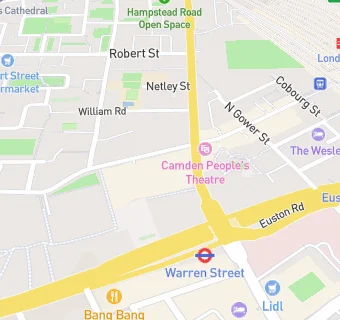 map for Itsu Regent's Place