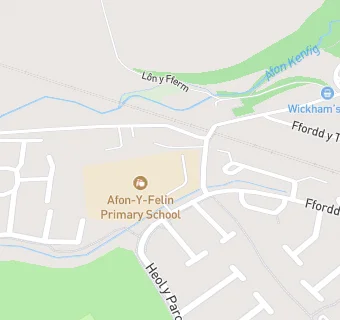 map for Afon-Y-Felin Primary School