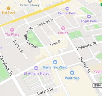 map for Bond Dental London (Bloomsbury)