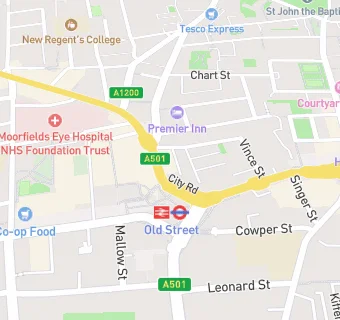 map for The Sushi Co - Shoreditch