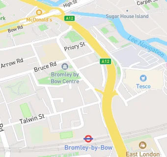 map for Bromley-By-Bow Health Centre