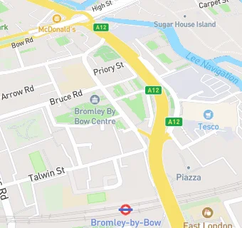 map for Bromley By Bow Centre - Community Fridge