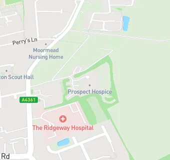 map for Ladymead Care Home