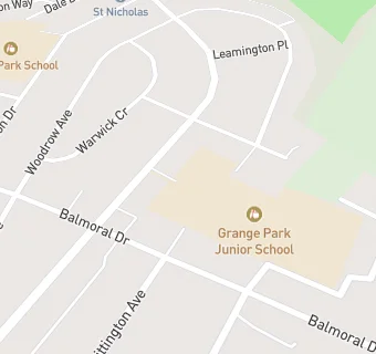 map for Grange Park Infant & Primary School