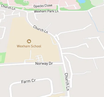 map for Wexham School