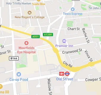 map for Z Shoreditch