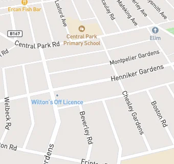 map for Wiltons Off Licence