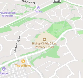 map for Bishop Childs C.I.W. Primary School