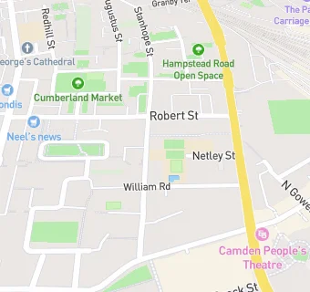 map for Camden Primary Pupil Referral Unit