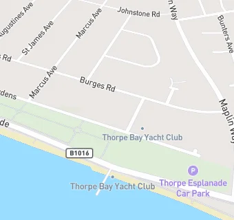 map for Thorpe Bay Yacht Club