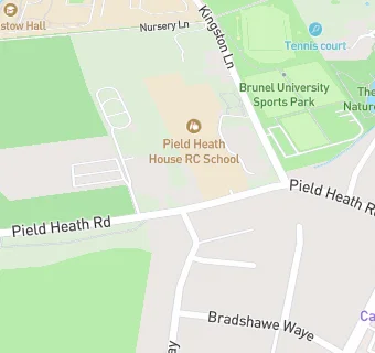 map for Pield Heath House Rc School