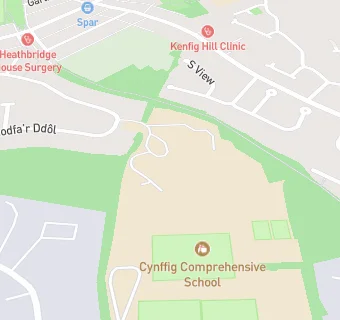 map for Cynffig Comprehensive School