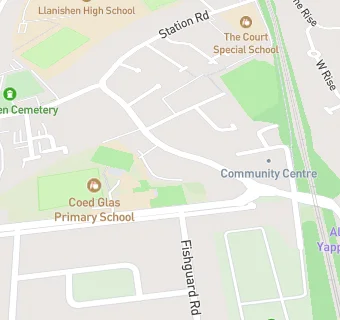 map for Llanishen Baptist Church