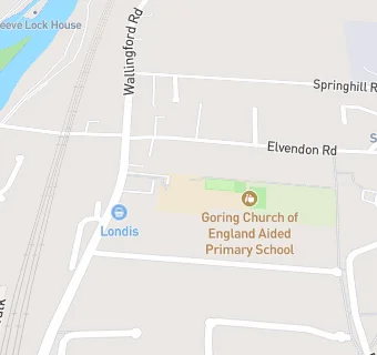 map for Goring Church of England Aided Primary School