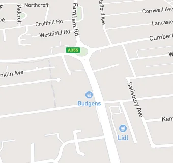 map for Farnham Road Dental Surgery