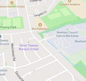 map for Folkestone Nursing Home