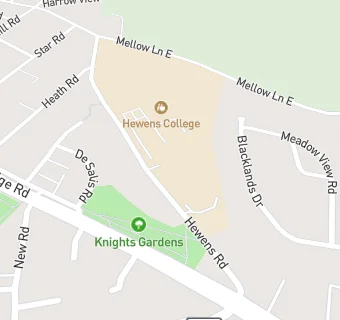 map for Hewens College