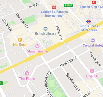 map for LEON EUSTON ROAD