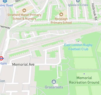 map for East London Rugby Club