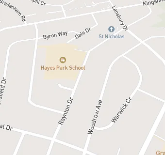 map for Hayes Park Breakfast Club