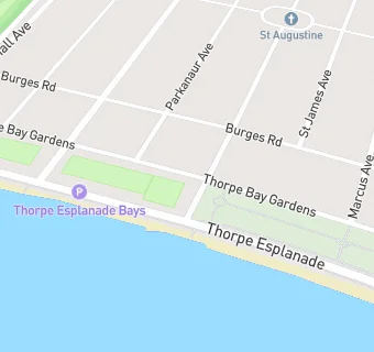 map for Thorpe Bay Bowling Club