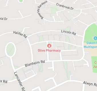 map for Olive Pharmacy