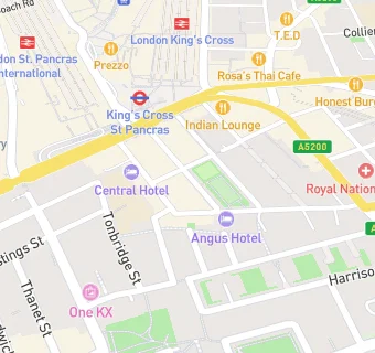 map for Kings Hotel Ltd