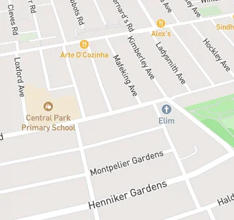 map for Central Park Day Care Nursery