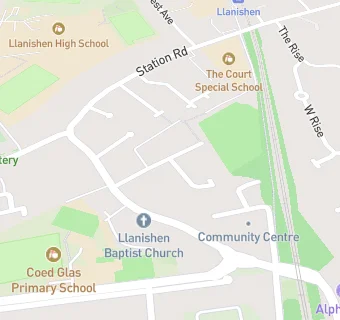 map for Llanishen Village Pre-School