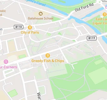 map for Greedy Fish & Chips